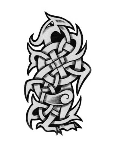 Эскиз тату с славянской символикой, тату-студия Сергея Алексеева