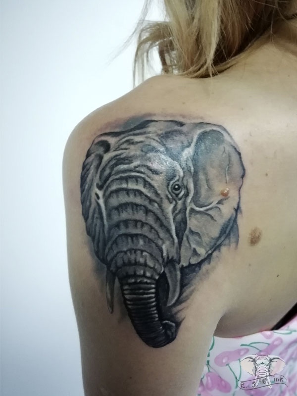 Татуировка «Слон»